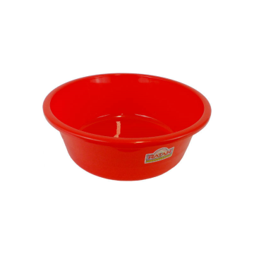 Round Plastic Basin 27&quot; Red