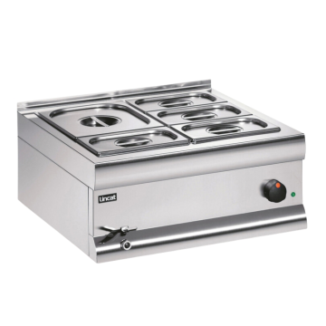 Lincat BM6AW Bain Marie Wet heat with GN dishes and lids 2 kW