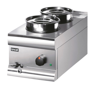 Lincat BS3W Bain Marie Wet Heat Stainless Steel Pots 1 kW