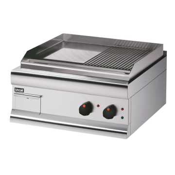 Lincat GS6/TR Griddle Steel Plate HalfRibbed Dual Zone 4 kW