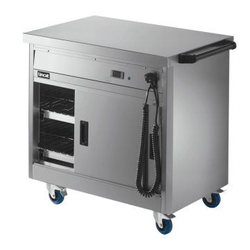 Lincat P6P2 Mobile Hot Cupboard Plain Top, 1.5kW