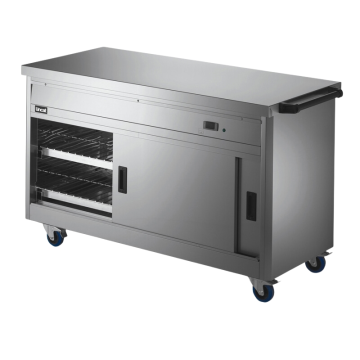 Lincat P6P4 Mobile Hot Cupboard Plain Top, 2.5kW
