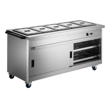 Lincat P8B5 Mobile Hot Cupboard Bain Marie Top, 5.2kW