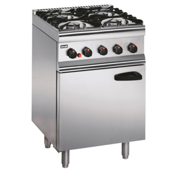 Lincat SLR6/N 4 Burner Range Legs at Rear Natural Gas 23.8 kW