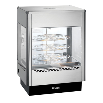 Lincat UM50 Upright Heated Merchandiser With rotating shelves