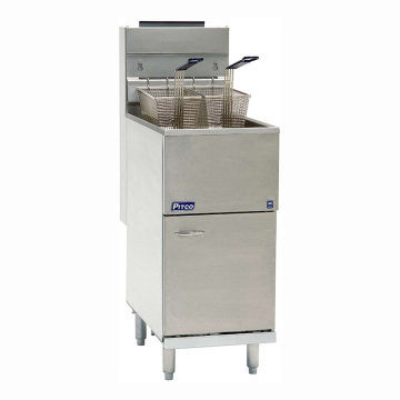 Pitco 35C Free Standing Single Tank Fryer Natural Gas 26kW