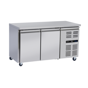 Blizzard HBC2SL Slim Line 2 Door Refrigerated Counter 1355mm wide (260 Litre)