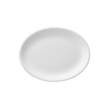 Churchil White Oval Plate 12&quot; (Pack 12)