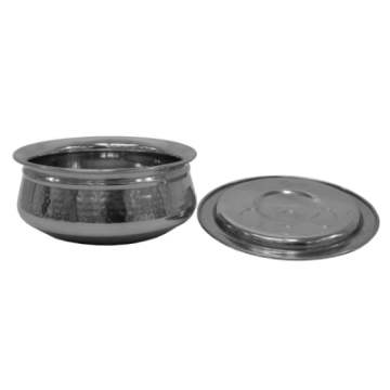 Stainless Steel Mathar Handi &amp; Lid 6&quot;
