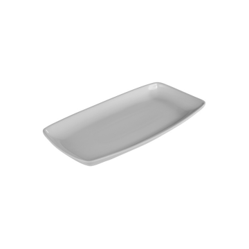 Churchill White X Squared Oblong Plate 13.75&quot; (Pack 6)