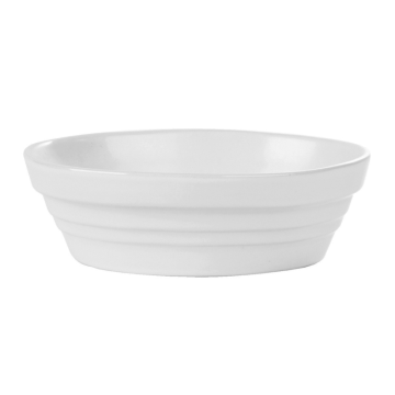 Porcelite White Oval Baking Dish 14cm (Pack 24)