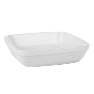 Porcelite White Square Baking Dish 25cm