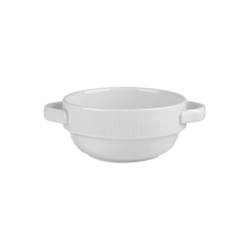 Churchill Bamboo Handled Stacking Bowl 14oz (Pack 6)
