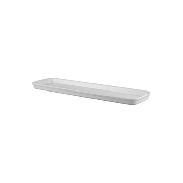 Churchill Counter Serve White Cookware 2/4 Flat Counterserve 21 x 6&quot; (Pack 4)