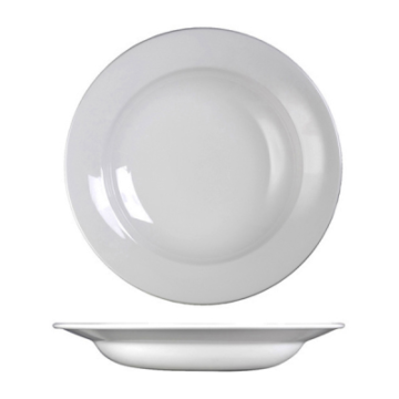 Churchil White Profile Rimmed Soup 9.75&quot;