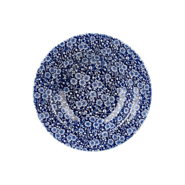 Churchil Vintage Prints Victorian Calico Willow Profile Rimmed Soup 9.75&quot; (Pack 6)