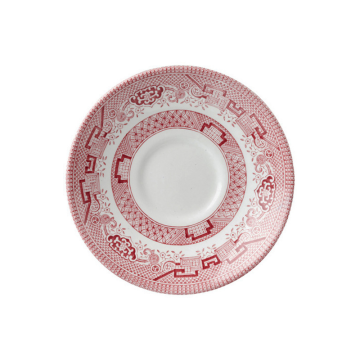 Churchil Vintage Prints Cranberry Willow Georgian Tea Saucer 5.5&quot; (Pack 12)