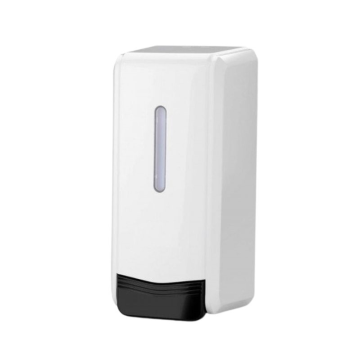 C21 Manual Refillable White 1 Litre Soap and Sanitiser Dispenser