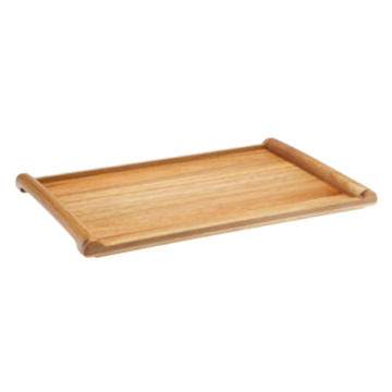 Acacia Rolled Edged Tray 13 x 8.5&quot; (34 x 22cm)