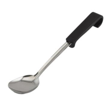 Genware Plastic Handle Small Spoon Black