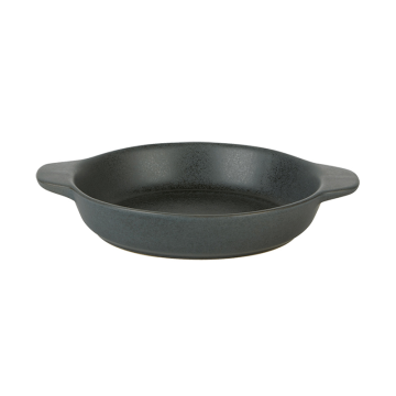 Rustico Carbon Round Eared Dish 12cm (Pack 12)