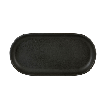 Rustico Carbon Oval Tray 30x 15cm (Pack 12)