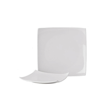 Pure White Square Plate 8&quot; (20.5cm)