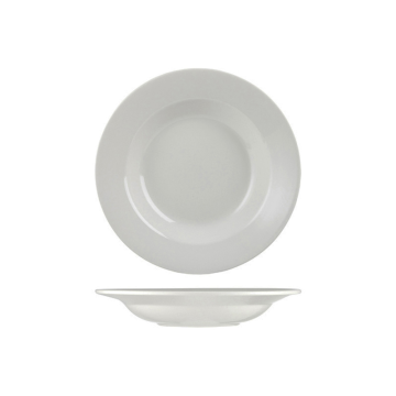 Alchemy White Round Pasta Bowl 29oz