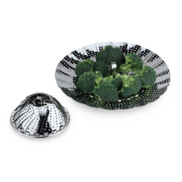 Collapsible Vegetable Steamer Insert Stainless Steel 9&quot;