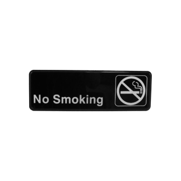 DBL Sign No Smoking 3&quot;x9&quot;
