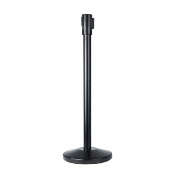 Tensile Barrier 91cm with Retractable Belt Black