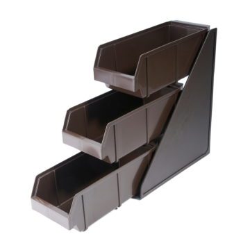 Brown 3 Tier Self Service System