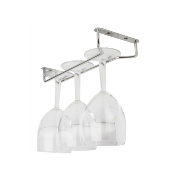 Glass Hanger 10&quot; Chrome