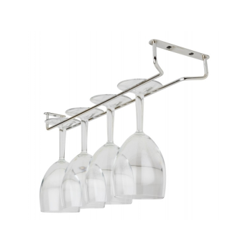 Glass Hanger 16&quot; Chrome