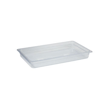Gastronorm Pan Clear Polycarbonate 1/1 65mm Deep
