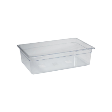 Gastronorm Pan Clear Polycarbonate 1/1 150mm Deep