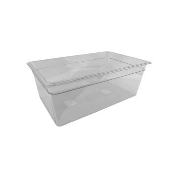 Gastronorm Pan Clear Polycarbonate 1/1 200mm Deep