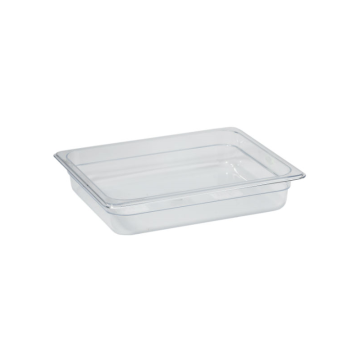 Gastronorm Pan Clear Polycarbonate 1/2 65mm Deep