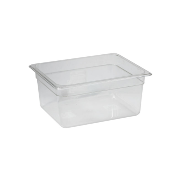 Gastronorm Pan Clear Polycarbonate 1/2 150mm Deep