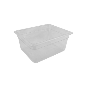 Gastronorm Pan Clear Polycarbonate 1/2 200mm Deep