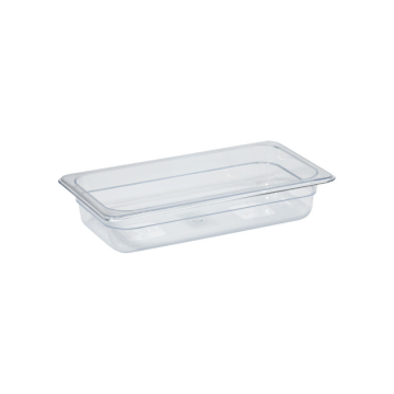 Gastronorm Pan Clear Polycarbonate 1/3 65mm Deep