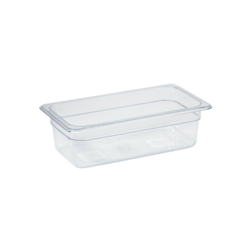 Gastronorm Pan Clear Polycarbonate 1/3 100mm Deep