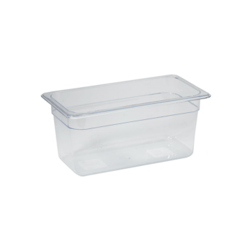 Gastronorm Pan Clear Polycarbonate 1/3 150mm Deep