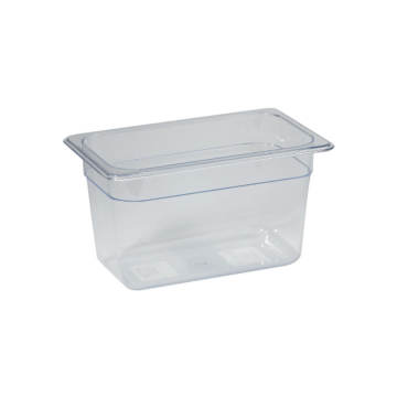 Gastronorm Pan Clear Polycarbonate 1/4 150mm Deep