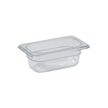Gastronorm Pan Clear Polycarbonate 1/9 65mm Deep