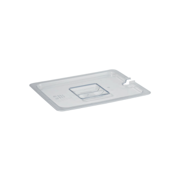 Gastronorm Lid Clear Polycarbonate 1/3 Notched