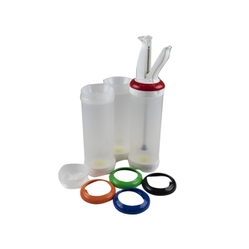 FIFO Clear Portion Pal Kit with 3 Clear Bottles 24oz / 710ml