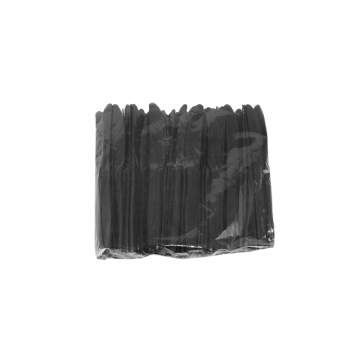 Black Heavy Duty Plastic Reusable Knives (Pack 100)