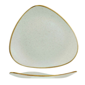Churchill Stonecast Barley White Lotus Plate 12&quot;