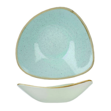 Churchill Stonecast Duck Egg Lotus Bowl 9&quot;